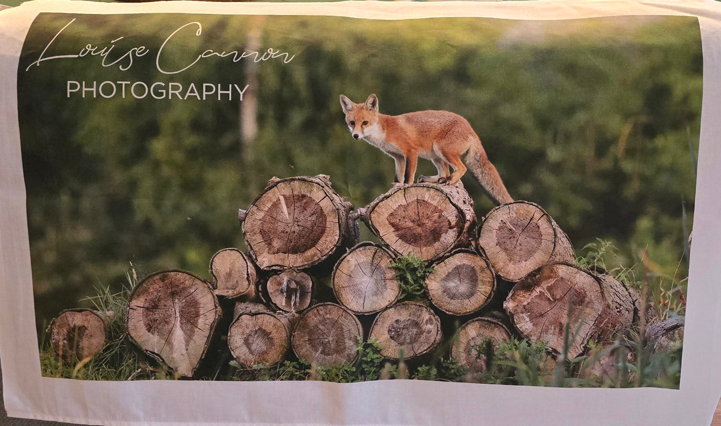 Luxury digital printed cotton tea towel, choose from 13 different animals / designs, my own unique photogrpahy