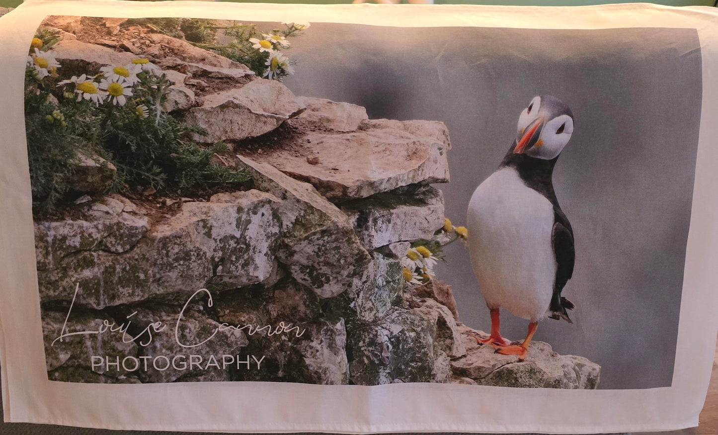 Luxury digital printed cotton tea towel, choose from 13 different animals / designs, my own unique photogrpahy