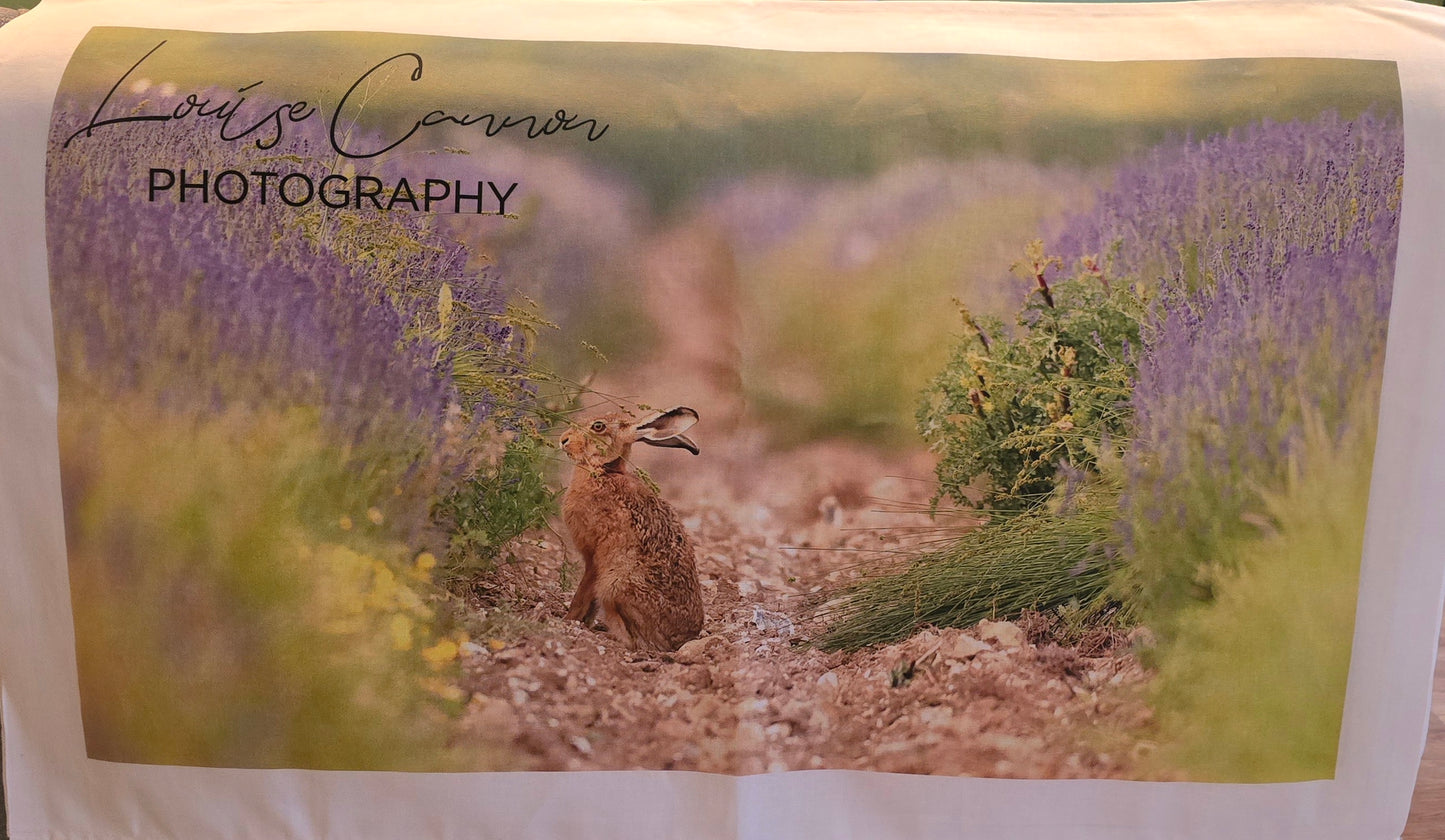 Luxury digital printed cotton tea towel, choose from 13 different animals / designs, my own unique photogrpahy